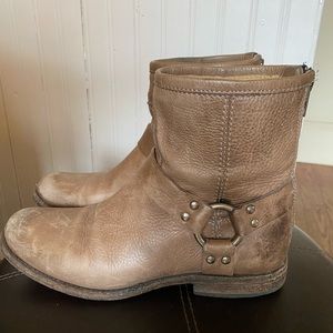 Frye Phillip Harness Ankle Boots